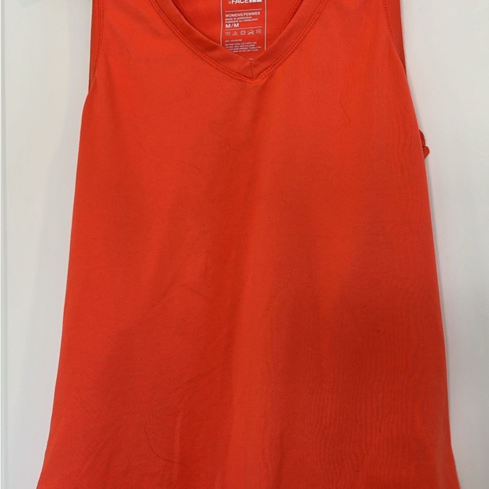 The North Face Orange Sleeveless Tank Top